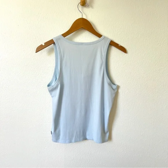 Vuori Pose Cardigan Tank in Light Mist - Picture 8 of 11